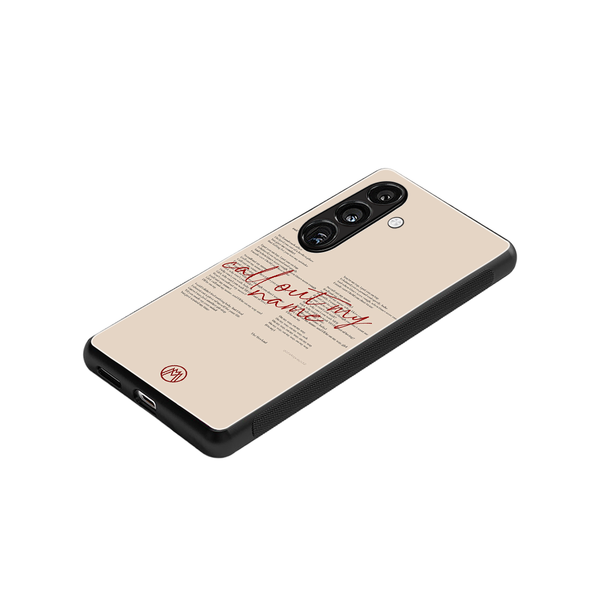 call out my name back phone cover | glass case for samsung galaxy s25 plus