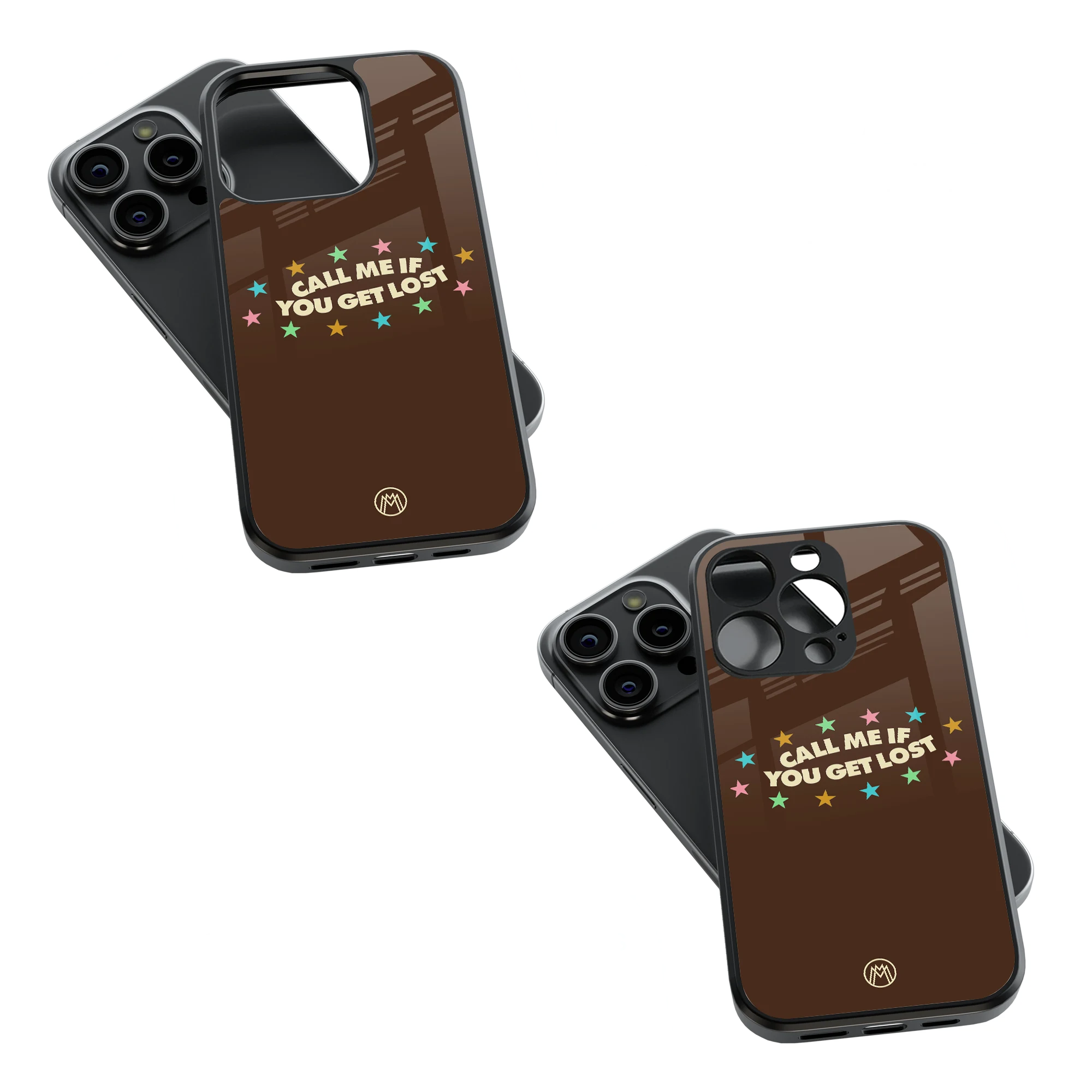 Trendy Glass Back Mobile Case for iPhone, Samsung, Redmi, OnePlus, Google Pixel, Motorola