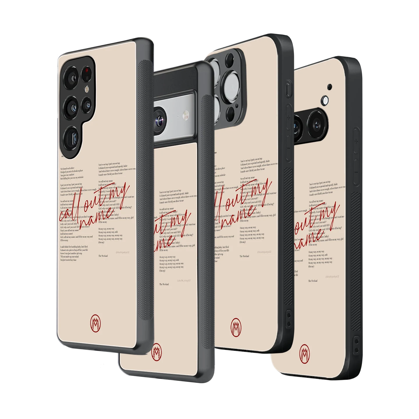 Stylish Glass Back Case for All Smartphones – iPhone, Samsung, OnePlus, Pixel, Redmi, Oppo, Vivo, Motorola