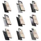 Durable Glass Back Mobile Case for iPhone, Samsung, OnePlus, Google Pixel, Redmi, Vivo, Oppo