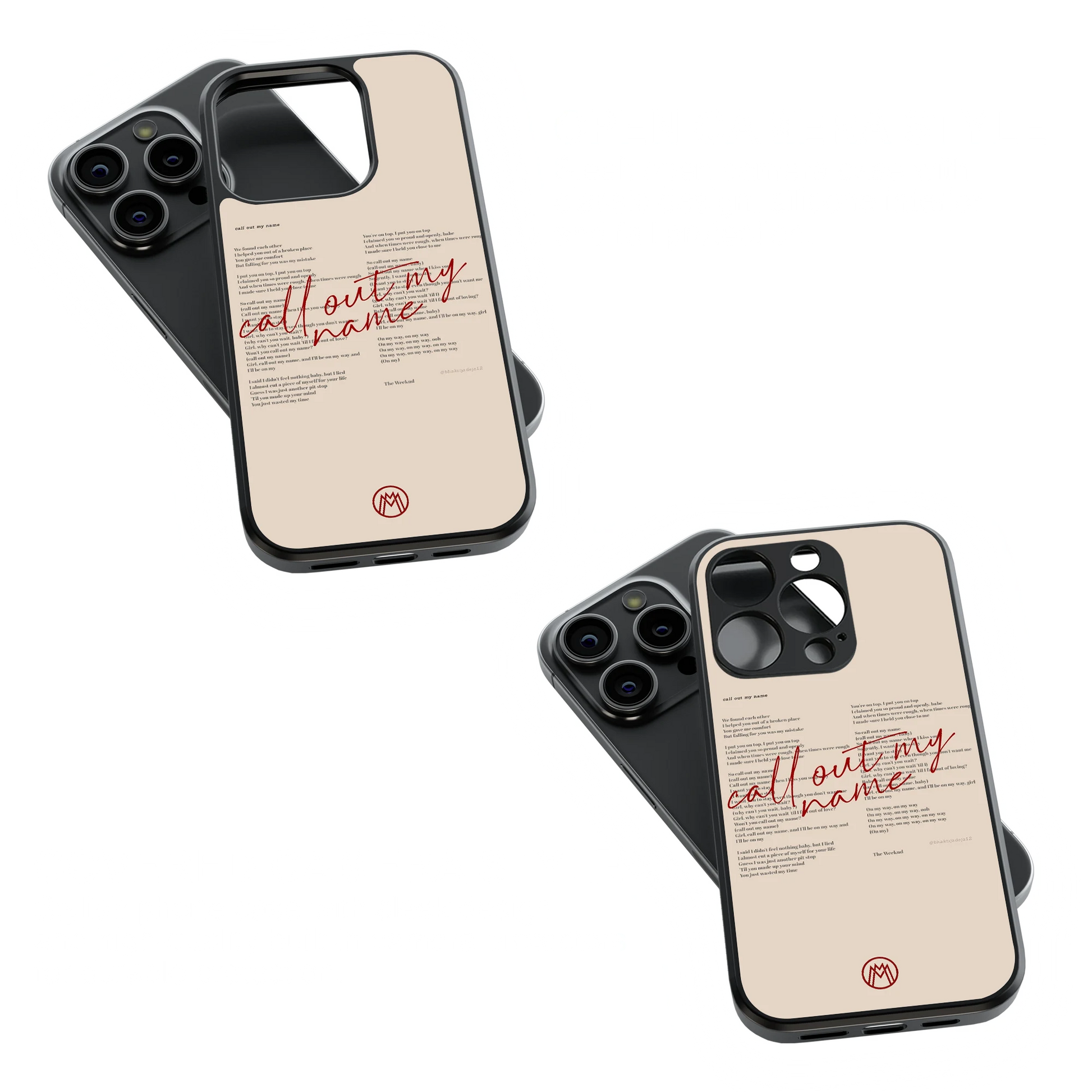 Trendy Glass Back Mobile Case for iPhone, Samsung, Redmi, OnePlus, Google Pixel, Motorola