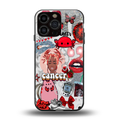 cancer aesthetic collage back phone cover | glass case for iphone 16 pro max