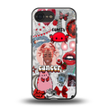 cancer aesthetic collage back phone cover | glass case for iphone 16e