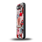 cancer aesthetic collage back phone cover | glass case for iphone 16e