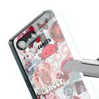 cancer aesthetic collage back phone cover | glass case for iphone 16e