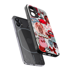 cancer aesthetic collage back phone cover | glass case for nothing phone 1