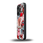 cancer aesthetic collage back phone cover | glass case for oneplus nord 3