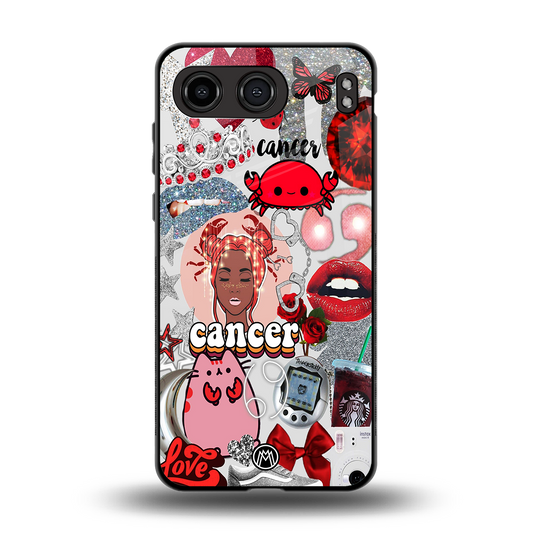 cancer aesthetic collage back phone cover | glass case for oneplus nord 4