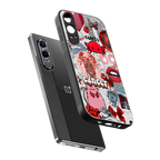 cancer aesthetic collage back phone cover | glass case for oneplus nord ce 4 lite