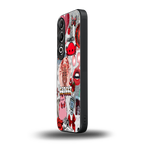 cancer aesthetic collage back phone cover | glass case for oneplus nord ce 4