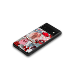 cancer aesthetic collage back phone cover | glass case for google pixel 6