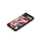 cancer aesthetic collage back phone cover | glass case for Google Pixel 7