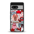 cancer aesthetic collage back phone cover | glass case for Google Pixel 8