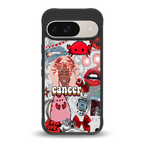 cancer aesthetic collage back phone cover | glass case for google pixel 9