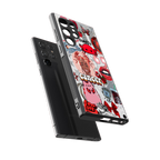 cancer aesthetic collage back phone cover | glass case for samsung galaxy s23 ultra