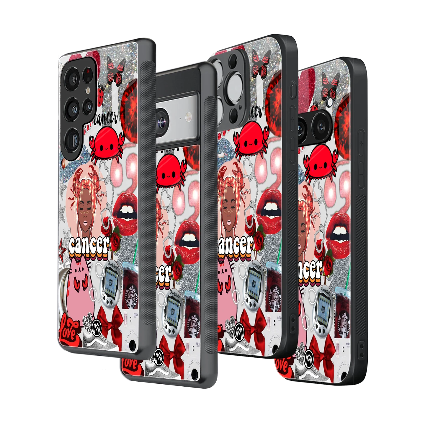 Stylish Glass Back Case for All Smartphones – iPhone, Samsung, OnePlus, Pixel, Redmi, Oppo, Vivo, Motorola