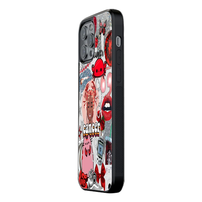 Slim Glass Back Phone Case for Multiple Brands – iPhone, Samsung, Redmi, OnePlus, Oppo, Vivo