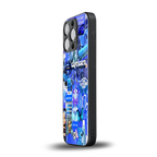 capricorn aesthetic collage back phone cover | glass case for iphone 13 pro