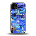 capricorn aesthetic collage back phone cover | glass case for iphone 15 plus