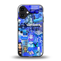 capricorn aesthetic collage back phone cover | glass case for iphone 16 plus