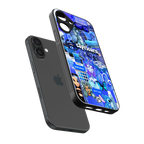 capricorn aesthetic collage back phone cover | glass case for iphone 16 plus