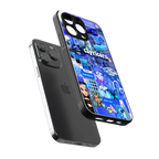 capricorn aesthetic collage back phone cover | glass case for iphone 16 pro max