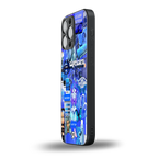 capricorn aesthetic collage back phone cover | glass case for iphone 16 pro max