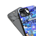capricorn aesthetic collage back phone cover | glass case for iphone 13 pro