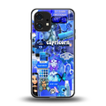 capricorn aesthetic collage back phone cover | glass case for nothing phone 1