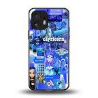 capricorn aesthetic collage back phone cover | glass case for nothing phone 2