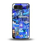 capricorn aesthetic collage back phone cover | glass case for oneplus nord 4