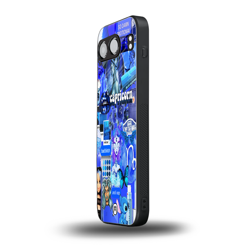 capricorn aesthetic collage back phone cover | glass case for oneplus nord 4
