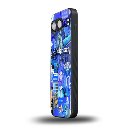 capricorn aesthetic collage back phone cover | glass case for oneplus nord 4