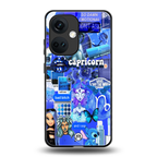 capricorn aesthetic collage back phone cover | glass case for oneplus nord ce 3