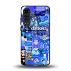 capricorn aesthetic collage back phone cover | glass case for oneplus nord ce 4 lite