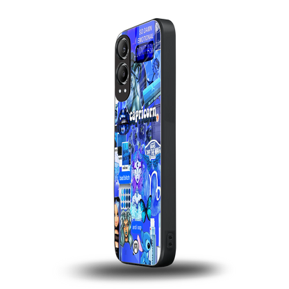 capricorn aesthetic collage back phone cover | glass case for oneplus nord ce 4 lite