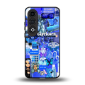 capricorn aesthetic collage back phone cover | glass case for oneplus nord ce 4