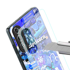 capricorn aesthetic collage back phone cover | glass case for oneplus nord ce 4