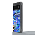 capricorn aesthetic collage back phone cover | glass case for google pixel 6 pro