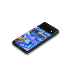 capricorn aesthetic collage back phone cover | glass case for google pixel 6