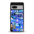 capricorn aesthetic collage back phone cover | glass case for Google Pixel 7