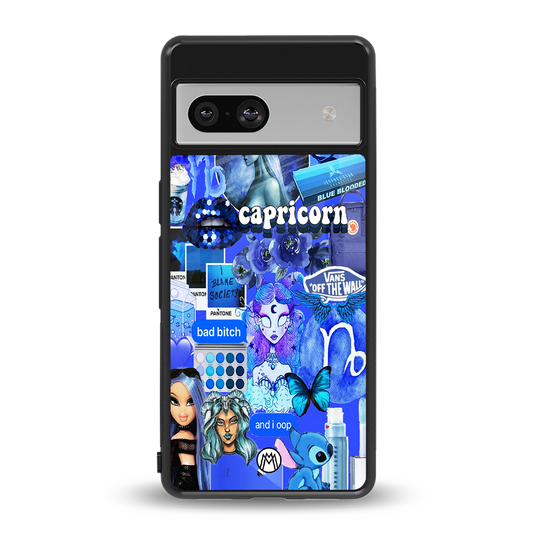 capricorn aesthetic collage back phone cover | glass case for Google Pixel 7A