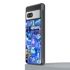 capricorn aesthetic collage back phone cover | glass case for Google Pixel 7