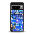 capricorn aesthetic collage back phone cover | glass case for google pixel 8 pro
