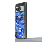capricorn aesthetic collage back phone cover | glass case for Google Pixel 8