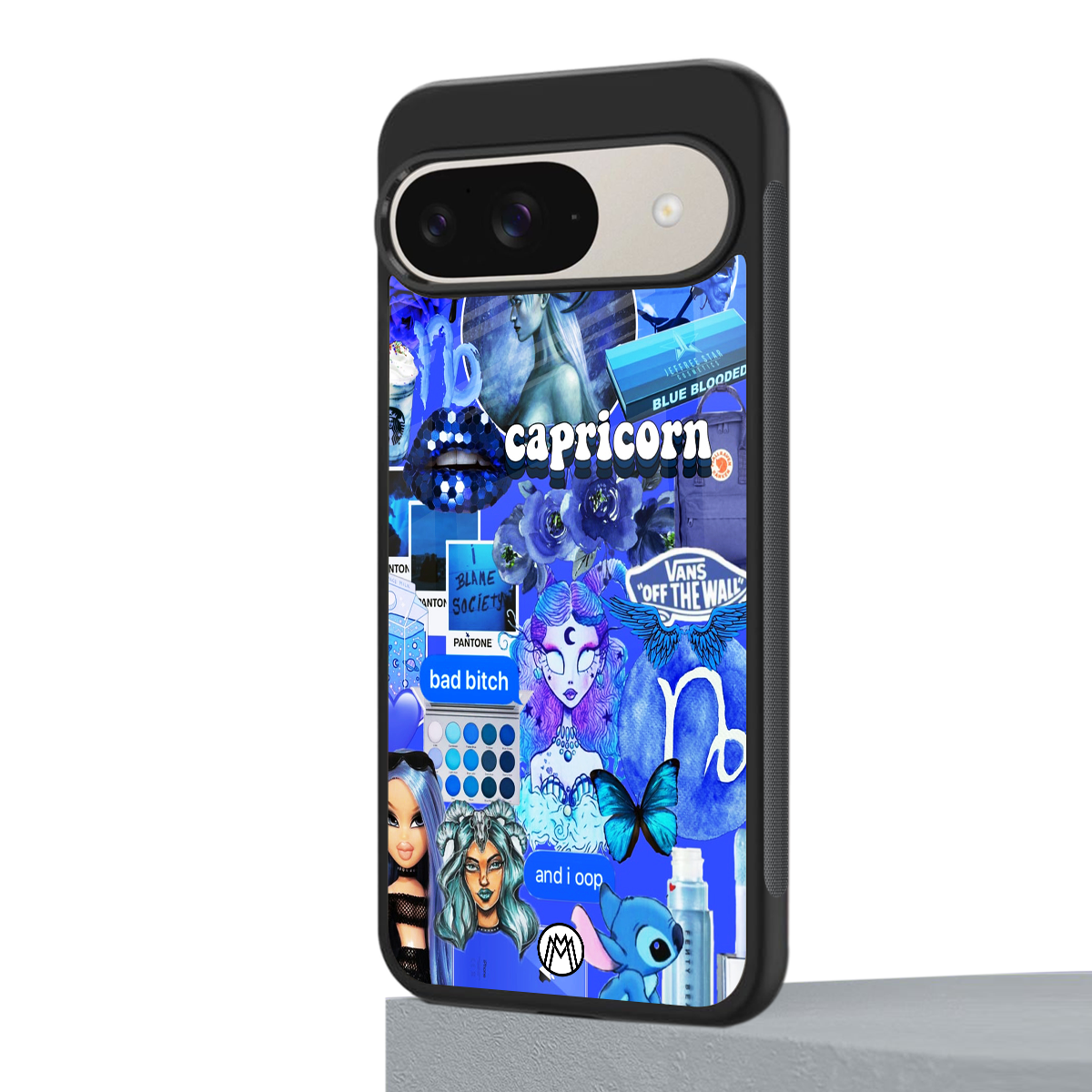 capricorn aesthetic collage back phone cover | glass case for google pixel 9