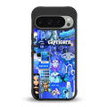 capricorn aesthetic collage back phone cover | glass case for google pixel 9 pro xl