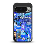 capricorn aesthetic collage back phone cover | glass case for google pixel 9 pro xl