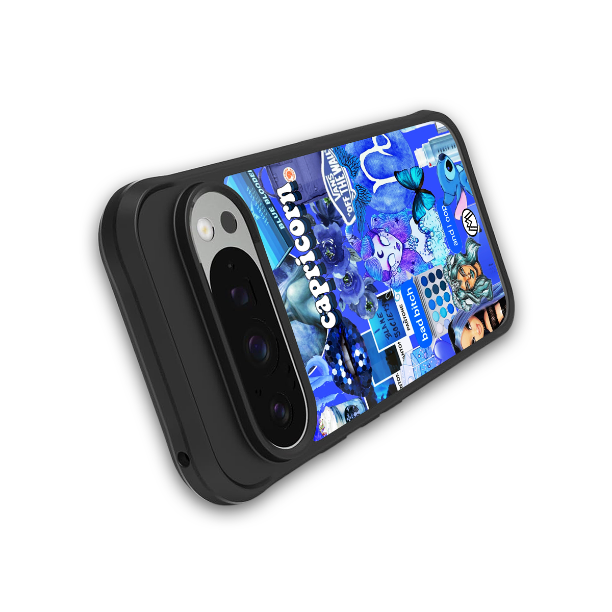 capricorn aesthetic collage back phone cover | glass case for google pixel 9 pro