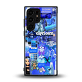 capricorn aesthetic collage back phone cover | glass case for samsung galaxy s23 ultra